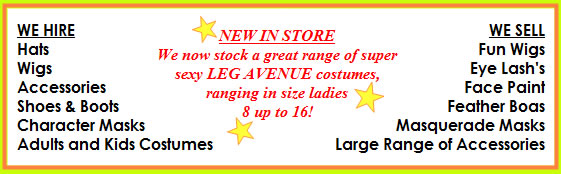 costume hire western suburbs